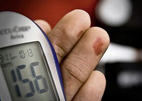 Diabetes accompanies hyperglycemia - high blood sugar levels